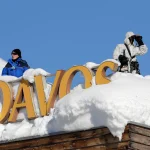 Donald Trump delivers a speech at the World Economic Forum in Davos 2026