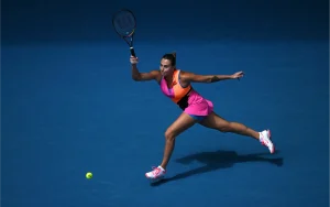 Aryna Sabalenka celebrating victory at Australian Open