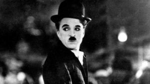 Charlie Chaplin as the Tramp in City Lights