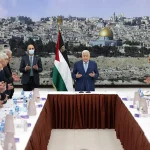 Palestinian Authority West Bank checkpoint under Israeli control