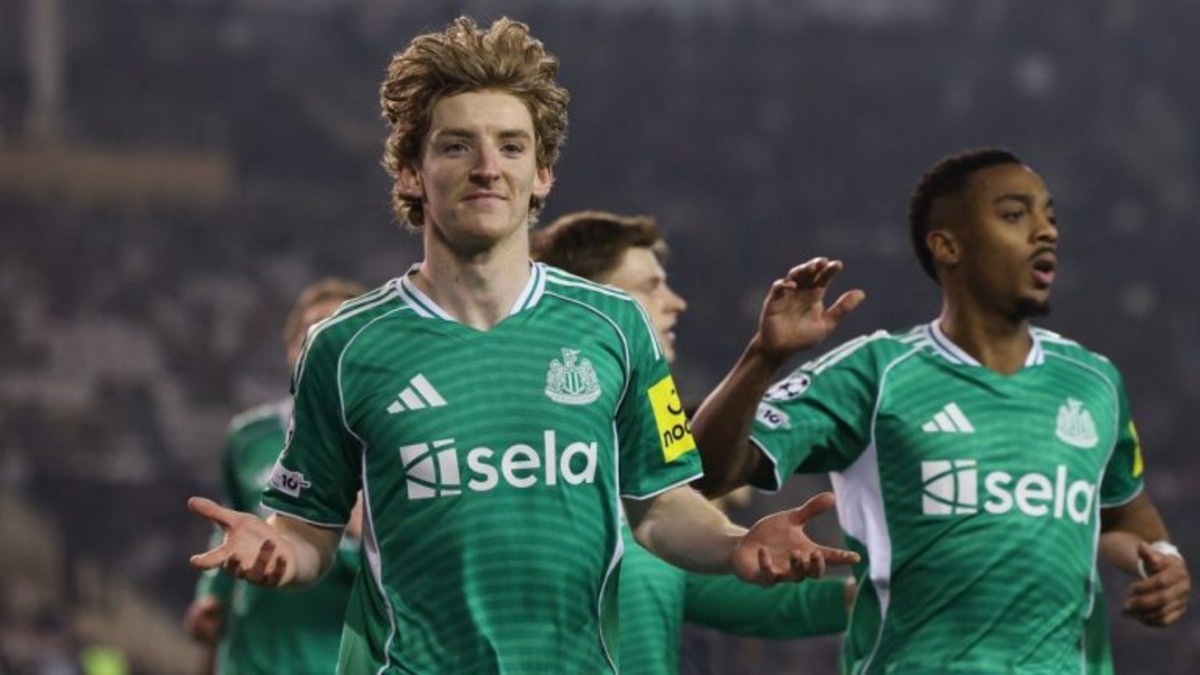 Gordon nets four in Newcastle’s 6–1 rout of Qarabag