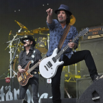 Phil Campbell Motörhead guitarist performing live on stage