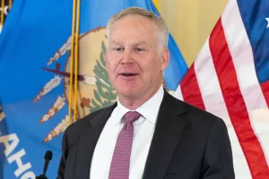 Alan Armstrong speaks after Senate appointment by Gov. Kevin Stitt