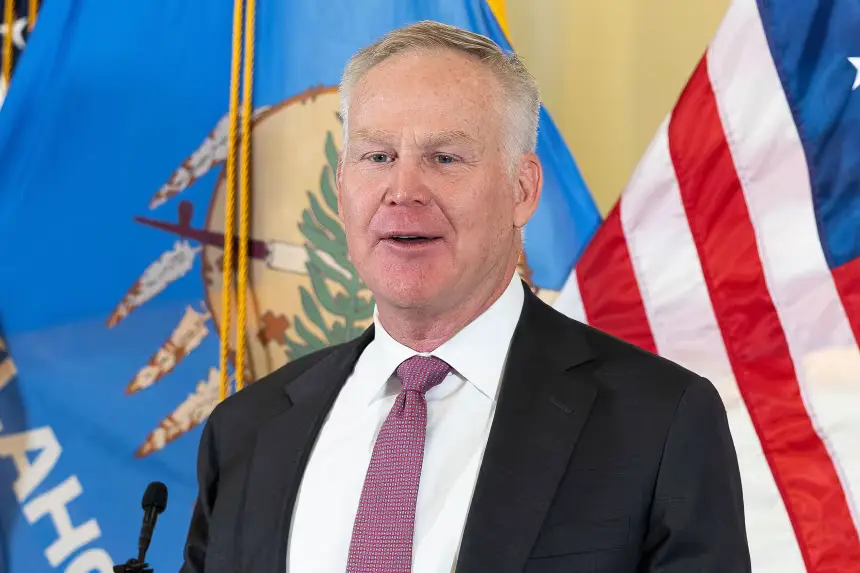 Alan Armstrong speaks after Senate appointment by Gov. Kevin Stitt