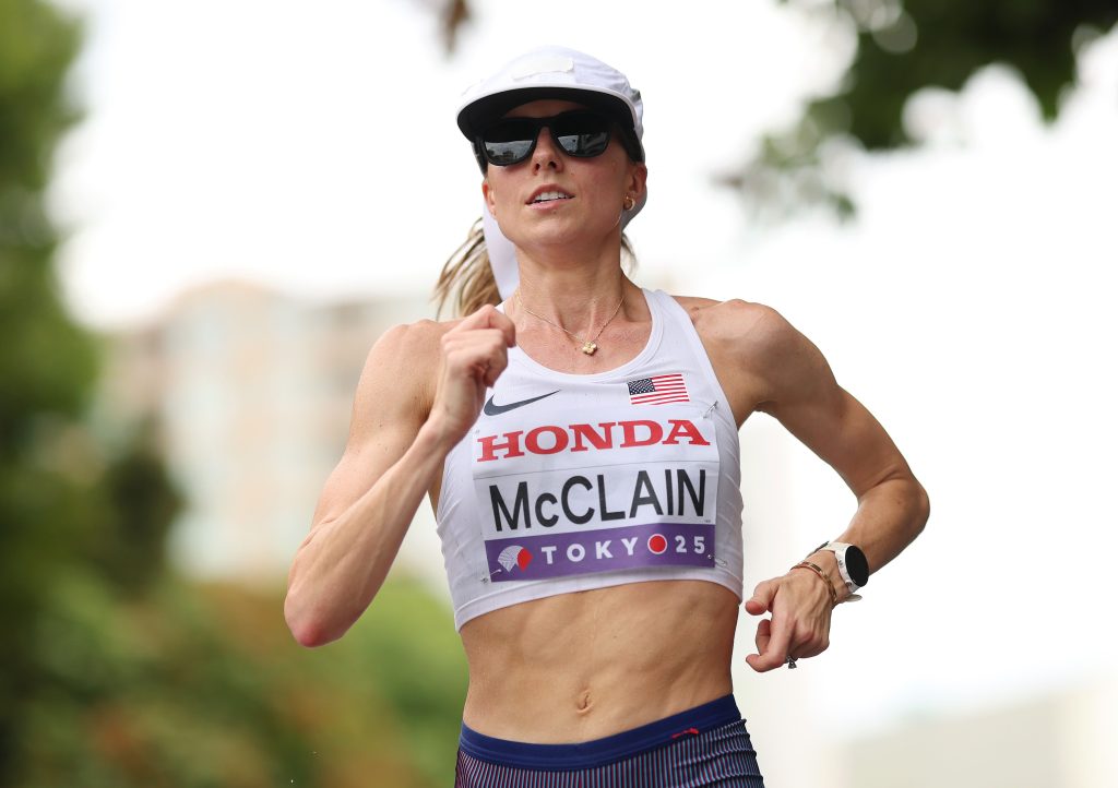 Jess McClain US half marathon runner led off course national championships