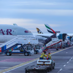 sports travel Middle East disruption flight delays airport smoke