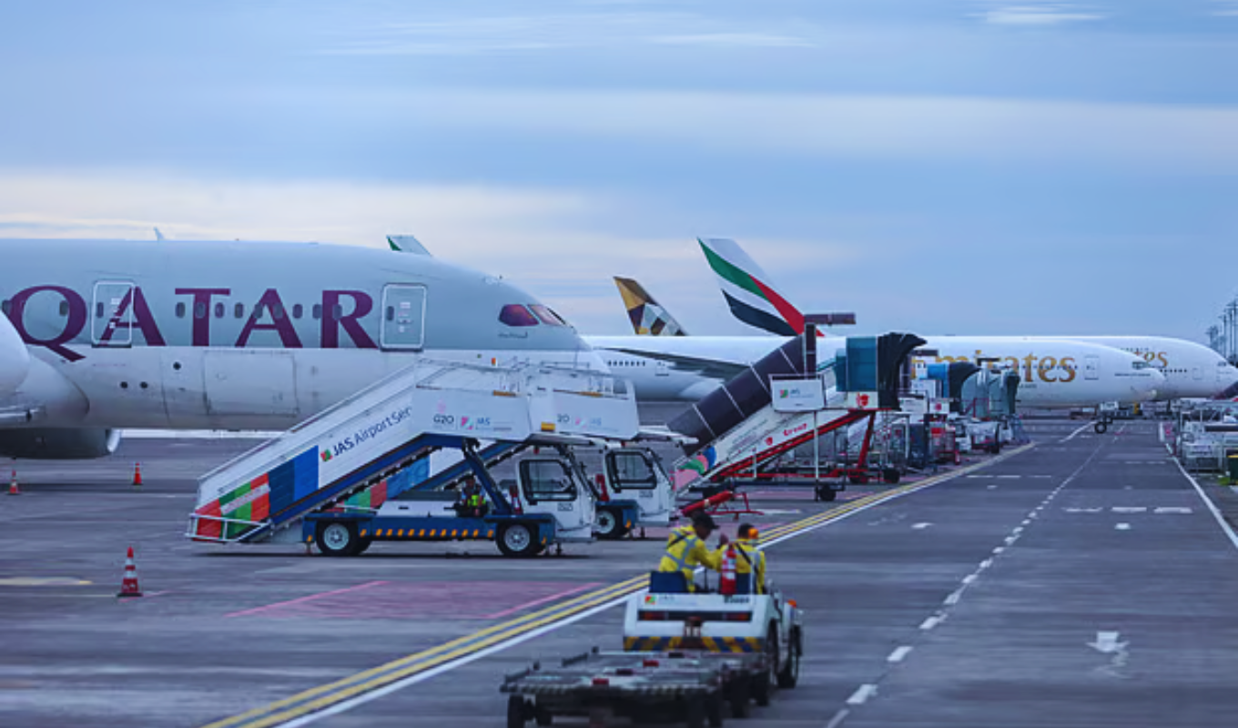 sports travel Middle East disruption flight delays airport smoke