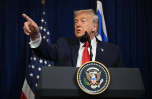 President Trump addressing Iran peace plan stance at the White House