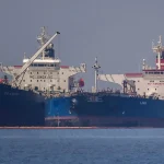 Russian crude oil tanker at port in the Philippines