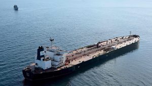 UK Navy monitoring Russian shadow fleet oil tanker in international waters