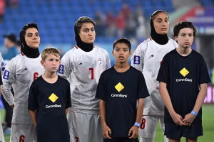 Iranian women footballers in Australia Asian Cup protest