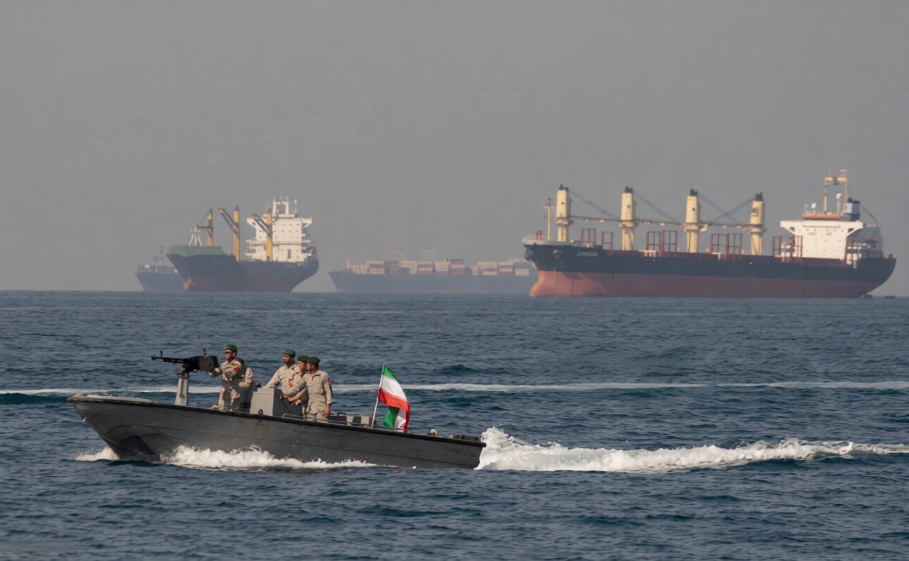 Iran war oil crisis Strait of Hormuz military tensions