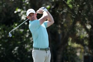 Rory McIlroy back injury practice session at Players Championship