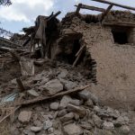 Afghanistan earthquake destroyed village houses rescue operation