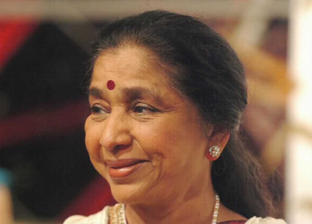 Asha Bhosle at MTV Asia Aid Artists Press Conference in Bangkok