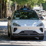 Robotaxi service in Wuhan China Baidu Apollo Go autonomous vehicles on city streets