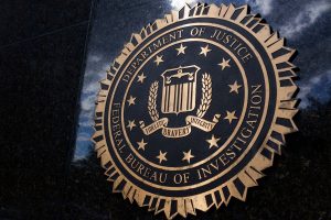 Edgar Hoover Federal Bureau of Investigation Building in Washington DC during FBI agents lawsuit Trump investigation