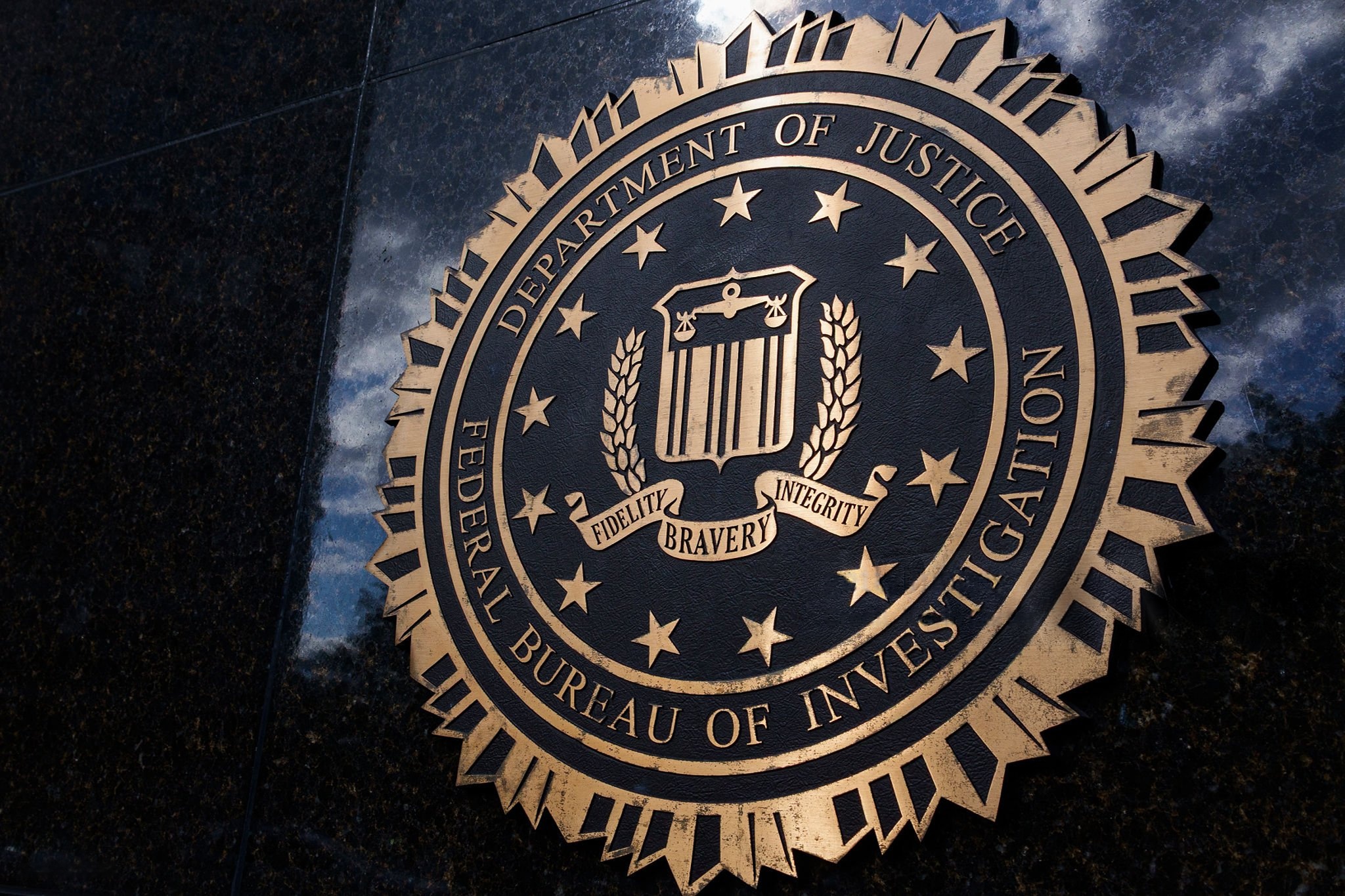 Edgar Hoover Federal Bureau of Investigation Building in Washington DC during FBI agents lawsuit Trump investigation