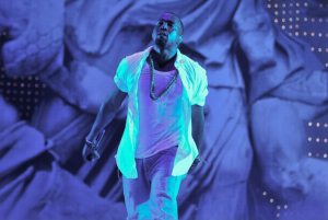 Kanye West performing live at Big Chill Festival UK stage performance