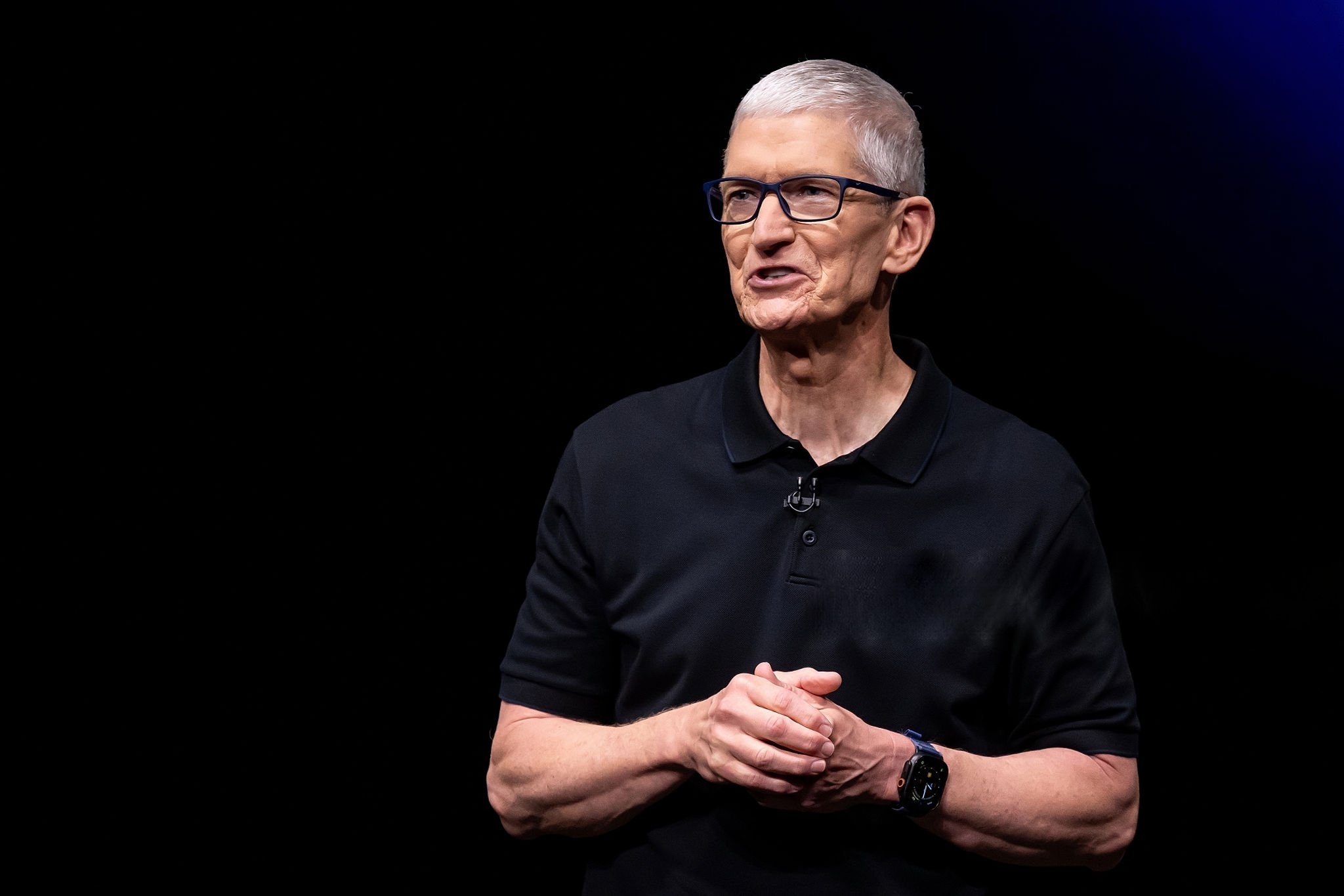 Tim Cook unveiling iPhone 17, smartwatches and AirPods at Apple launch event