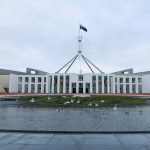 Australia Parliament House in Canberra during first sitting session of 2026 under Prime Minister Anthony Albanese