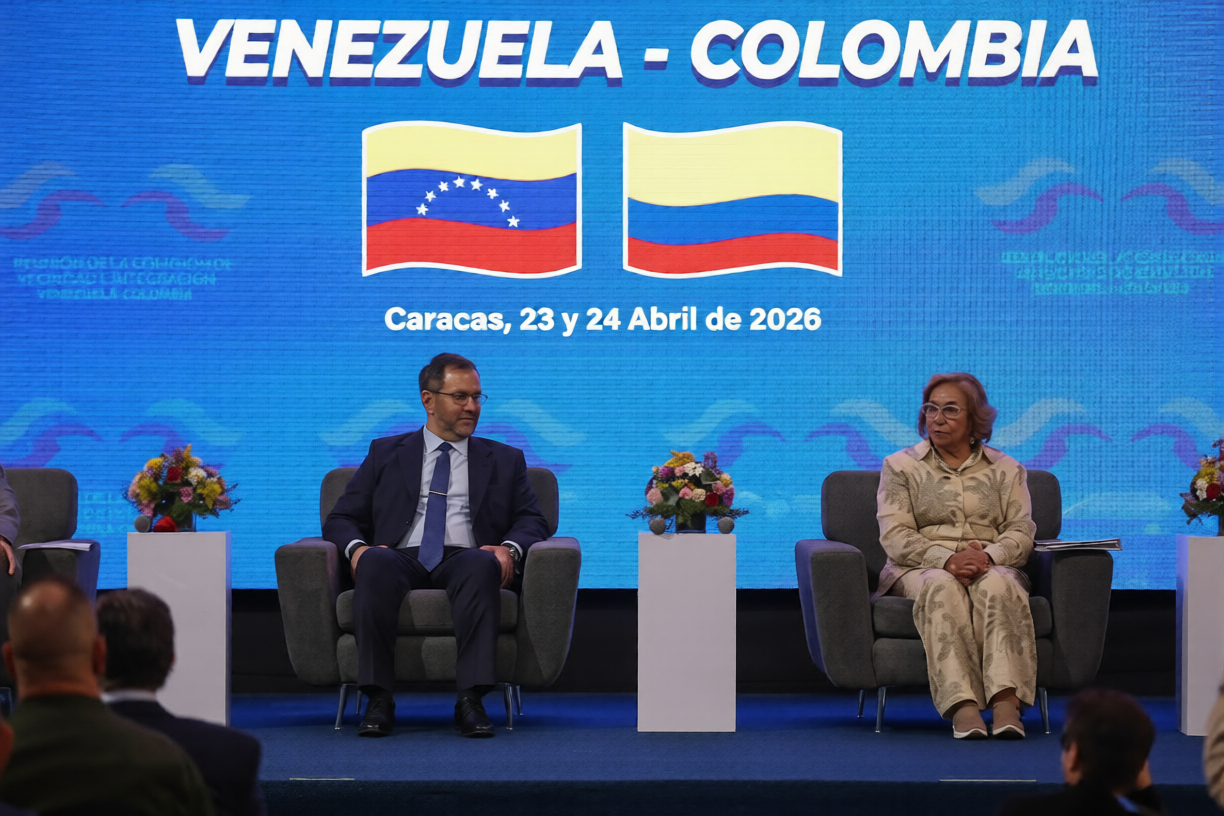 Colombia Venezuela Neighborhood and Integration Commission meeting in Caracas April 2026
