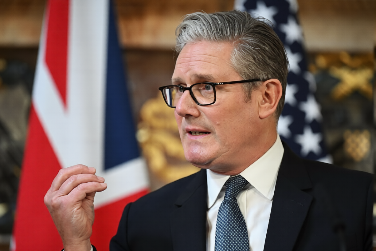 UK Prime Minister Keir Starmer speaks at press conference on officials withheld ambassador vetting result