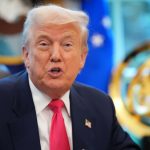 Donald Trump issuing a 48-hour ultimatum to Iran amid search for missing US pilot