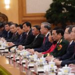 Xi Jinping meets Vietnam’s top leader To Lam during a state visit at the Great Hall of the People in Beijing.
